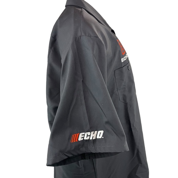 Red Kap Shirt Men’s 3XL ECHO Outdoor Power Equipment Grey work shirt (308) - Picture 4 of 8